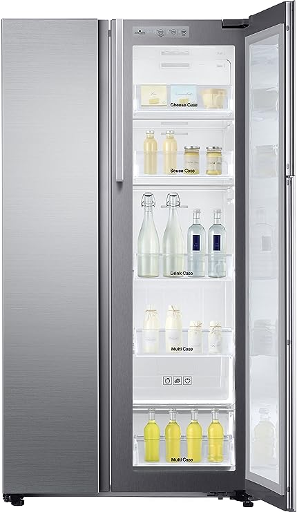 Samsung 868 L Frost Free Side-by-Side Refrigerator(RH80J81323M/TL, Silver, Inverter Compressor) (OPEN BOX) Samsung 868 L Frost Free Side-by-Side Refrigerator(RH80J81323M/TL, Silver, Inverter Compressor) (OPEN BOX)